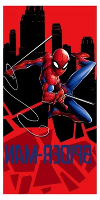 Produktbild von Strandtuch oder Badetuch Spiderman Marvel 70 x 140 cm aus Baumwolle