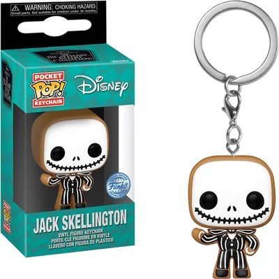 Produktbild von Disney Jack Skellington Special Edition - Schlüsselanhänger Funko Pocket POP! Keychain