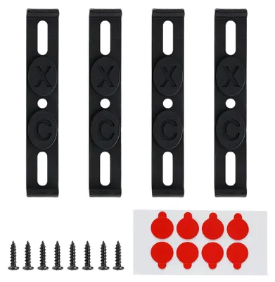 Immagine prodotto di 4 supporti per targa, senza cornice, supporti universali per targa