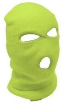 Immagine prodotto di CHPN - Cappuccio antivento - Cappuccio antivento - Berretto - Cappuccio per il viso - Giallo/Verde neon - Taglia unica - Elastico - Mascherina per viso compatibile con motori a 3 fori - Cappuccio antivento - Universale