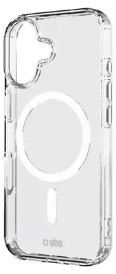 Image de SBS Coque transparente rigide, compatible recharge MagSafe pour iPhone 17
