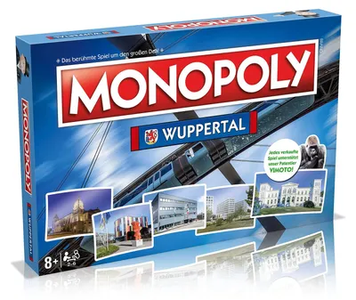 Immagine prodotto di Monopoly Wuppertal: Gioco da tavolo, gioco di società, per 2-6 giocatori, dai 8 anni in su
