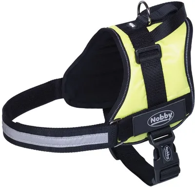 Produktbild von Nobby Geschirr "SEGURO" neon gelb Bauch: 72-90cm