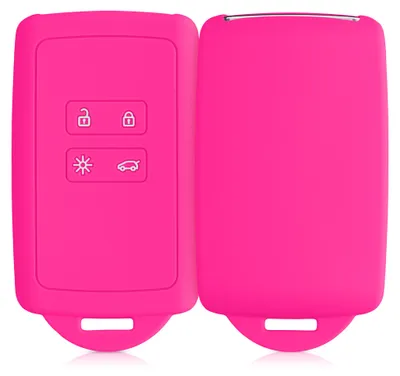 Produktbild von kwmobile Schlüsselhülle für Renault 4-Tasten Smartkey Autoschlüssel (nur Keyless Go) Hülle - Autoschlüssel Schlüssel Hülle aus Silikon -