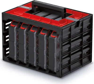 Produktbild von Kistenberg Kleinteilemagazin Tagercase 30 KTC30256S ohne Inhalt