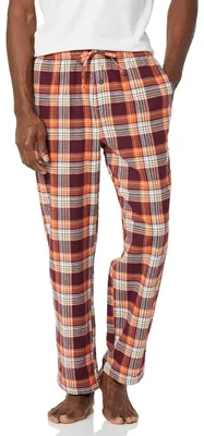 Immagine prodotto di Pantaloni da pigiama in flanella traspirante da uomo, marca Essentials (disponibili anche in confezioni multiple)