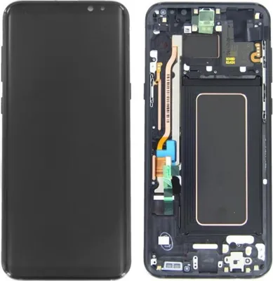 Produktbild von Original AMOLED Display Touchscreen Bildschirm & Rahmen Schwarz für Samsung Galaxy S8 Plus G955F