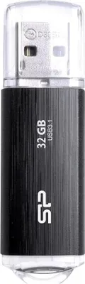 Obrázek produktu pro Silicon Power Blaze B02, 32 GB, USB Typ-A, 3.2 Gen 1 (3.1 Gen 1), Čepice, 8 g, Černá