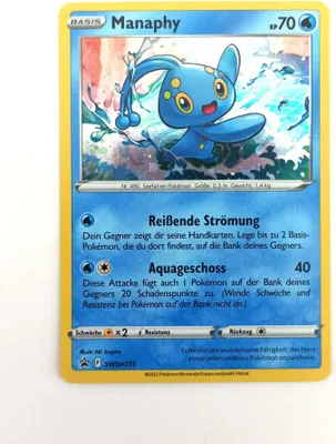 Produktbild von Pokemon Karte Manaphy SWSH275 Black Star Promo