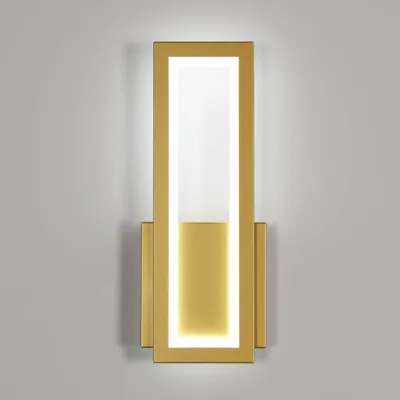 Produktbild von Osairous Wandleuchte LED Innen Modern, 16W 1800LM Wandlampe, 32CM Gold