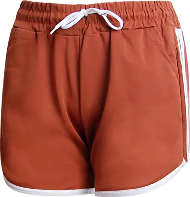 Produktbild von topschuhe24 2049 Damen Kurze Hose Sporthose, Farbe:Braun, Größe:L/XL