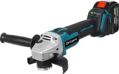 Zdjęcie produktu dla akumulatorowa szlifierka kątowa 125 mm Szlifierka do cięcia Szlifierka z 1 akumulatorem + ładowarka