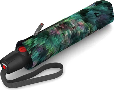 Produktbild von Knirps T.200 Duomatic Regenschirm Taschenschirm Schirm sturmfest peacock green