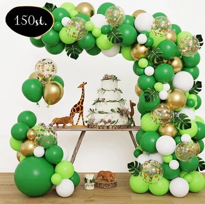 Produktbild von Duerté - Großes Ballonbogenpaket mit 150 Stück - Ballonpaket - Geburtstagsdekorationset - Partybedarf und Partydekoration - Fertiges Party-Paket - Dekoration