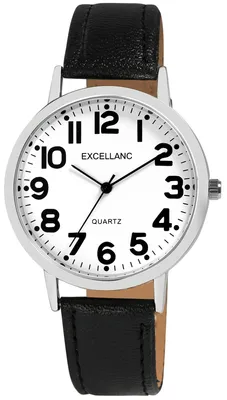 Produktbild von Excellanc Herrenuhr mit Kunstleder-Armband