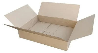 Produktbild von 4x Faltkarton 1030x760x(100)-185mm mit variabler Höhe 1-wellig Dickwelle braun