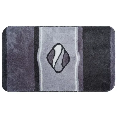 Produktbild von Badteppich Grund Jewel 70 x 120 cm anthrazit schwarz