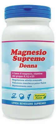 Produktbild von MAGNESIO SUPREMO – Nahrungsergänzungsmittel für Frauen, 150 g