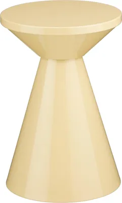 Produktbild von Mica Decorations Jim Beistelltisch - H45 x Ø31 cm - Eisen - Beige