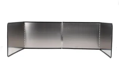 Produktbild von 4-seitiger Ölspritzschutz aus Edelstahl, wärmeisolierend, spritzwassergeschützt, für Küche, Kochen, Braten, 30 x 80 x 40 cm