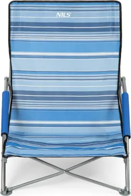Produktbild von NILS CAMP NC3035 Campingstuhl – klappbarer Outdoor Stuhl mit Tragetasche Blau