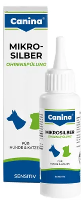 Zdjęcie produktu dla Canina Mikrosilber, płyn do płukania uszu, 100 ml