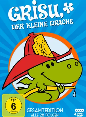 Obrázek produktu pro Grisu - Der kleine Drache - Gesamtedition: Alle 28 Folgen (4 DVDs)