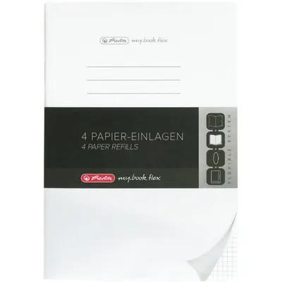 Produktbild von Herlitz 50034161, Einfarbig, Weiß, A4, 80 Blätter, Erwachsener