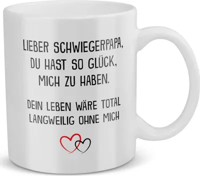 Produktbild von 22Feels Schwiegerpapa Geschenk Hochzeit Schwiegervater Männer Tasse Vater der Braut des Bräutigams Geburtstag Weihnachten Geschenkidee Schwiegereltern