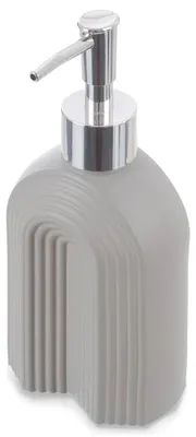 Image de Distributeur de savon - Verre - 320 ml - Gris