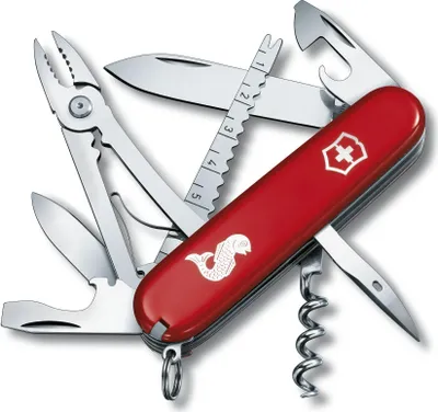 Produktbild von Victorinox Angler Taschenmesser mit Fisch, rot