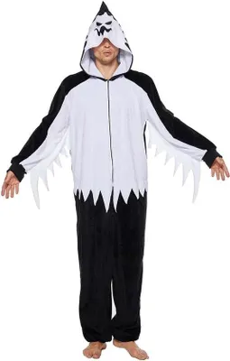 Obrázek produktu pro Bílý kostým ducha pro dospělé – Halloween, cosplay, karneval