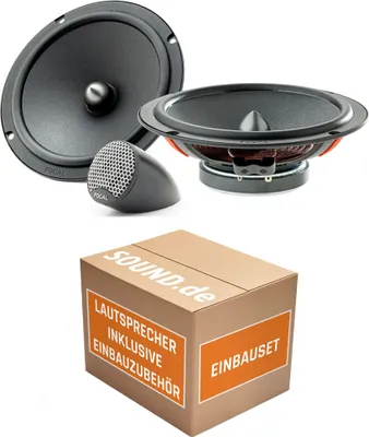 Produktbild von Lautsprecher Boxen Focal ISU165 | 16,5cm 2-Wege System Auto Einbauzubehör - Einbauset passend für Peugeot 206 - justSOUND
