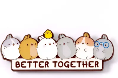 Produktbild von Molang Ansteckpin Better Together