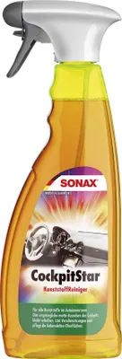 Produktbild von SONAX CockpitStar Cockpitreiniger reinigt und pflegt alle Kunststoffteile im Auto, 750 ml, 02494000