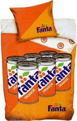Produktbild von Bettwäsche Fanta Bettbezug 135x200cm Kissen 80x80cm Dosen Baumwolle