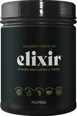 Image de Paleobull Elixir, poudre, collagène hydrolysé, bouteille plastique, 450 g, 1 pièce(s), 15 g