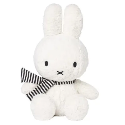 Produktbild von Miffy mit Schal und Winterfell (33cm) Kuscheltier Stofftier Hase Plüschtier