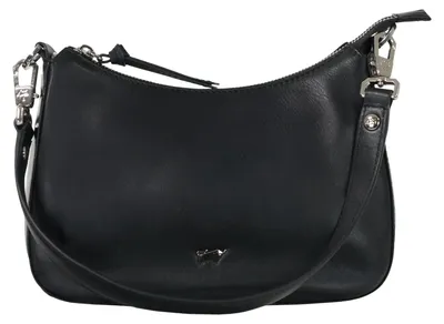 Image de Sac bandoulière HANNA CLASSIC, modèle mini, couleur noire, pour femmes, en cuir
