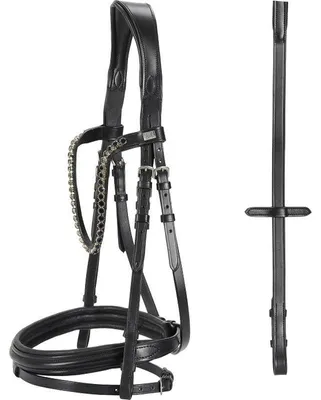 Image de HorseGuard Bridon EMI III noir , Taille:Full