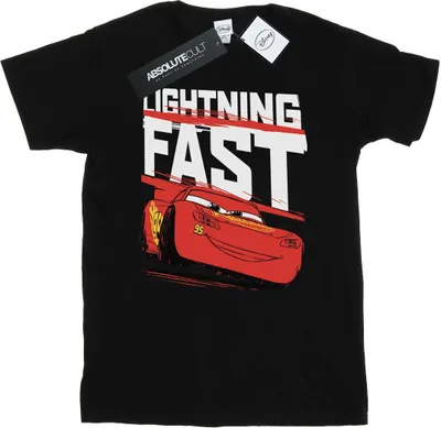 Produktbild von Disney - "Cars Lightning Fast" T-Shirt für Herren BI17385 (M) (Schwarz)