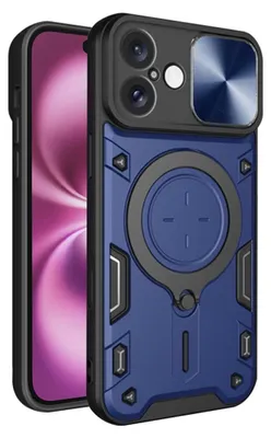 Zdjęcie produktu dla Techsuit CamGuard Pro etui na iPhone 16 Plus – niebieskie