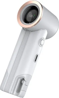 Produktbild von INF Tragbarer Hochgeschwindigkeitsventilator mit Karabiner Weiß