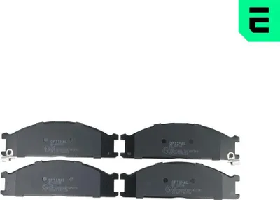 Produktbild von OPTIMAL Bremsbeläge Satz Vorne Bremsklötze für NISSAN NAVARA (D22) BP-09578