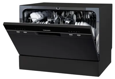 Produktbild von Tomado TDW5501B Tischgeschirrspüler für 6 Maßgedecke - 5 Programme - Schwarz