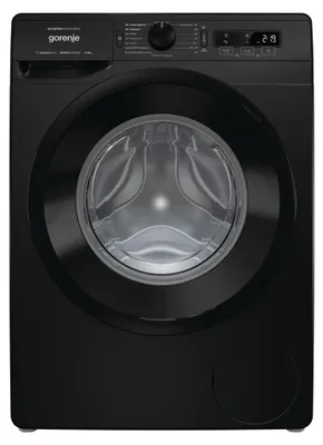 Produktbild von Gorenje WNPI84APSB Waschmaschine, 8kg, 1400U/Min., FastWashing, Steamtech, Nachlegefunktion, Schwarz