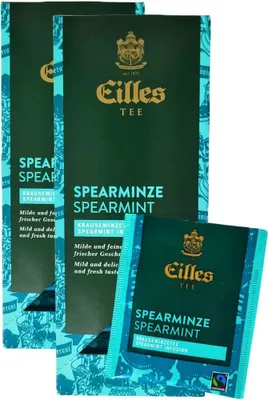 Produktbild von EILLES TEE Teebeutel Spearminze, Sparpack mit 2x25er Box