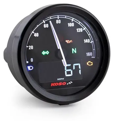 Immagine prodotto di Tachimetro Koso D60 TNT-05 160kmh ABE per Harley Davidson