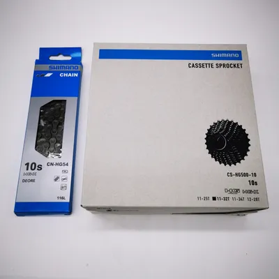 Produktbild von Shimano Verschleißset HG 54 + Kassette HG 500 Deore MTB 10-fach 11-32 Zähne