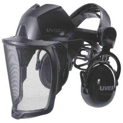 Produktbild von uvex Visier faceguard Gitter inkl. Gehörschutz, Schutzvisier, Gesichtsschutz, Helmvisier, Gesichtsvisier, Schutzschild